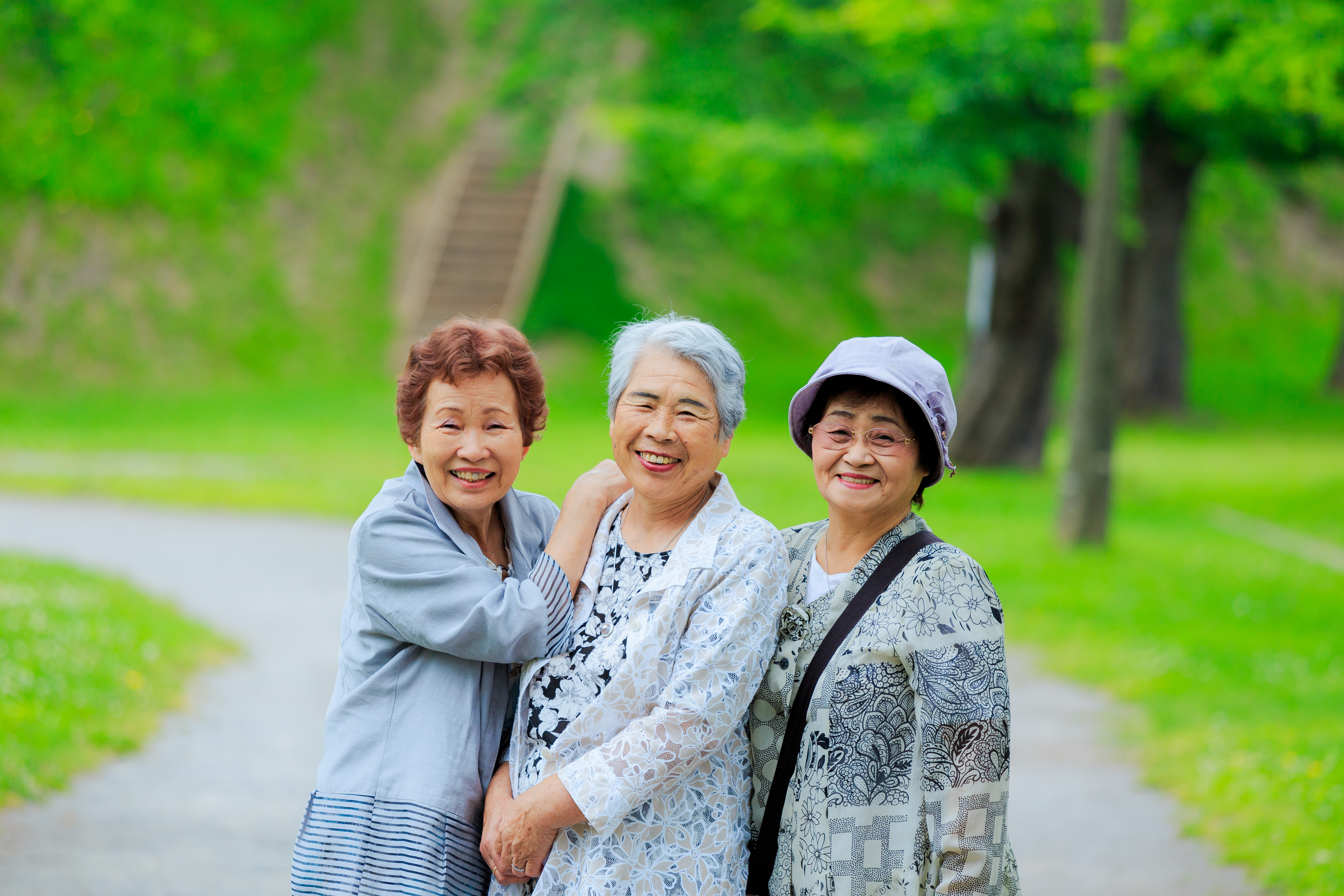 Japanese elderly women